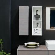 Moderner Badezimmer-Wandschrank Atlantic kombiniert mit offenem Wandschrank