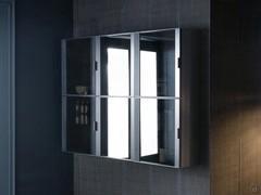 Hängeschrank für das Badezimmer Atlantic / Frame, in einer Komposition aus drei 50 x 100 cm großen Hochschränke