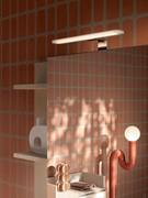 Spiegel mit Easy-Container in Kombination mit Tau30 LED-Strahler