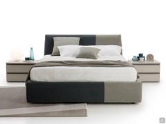 Decor zweifarbiges Bett mit Stauraum; die Naht befindet sich an 2/3 des Kopfteiles