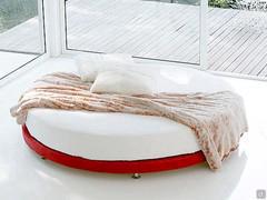 Globe rundes Bett in sommier Version ohne Kopfteil