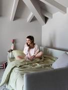 Birba in Sofa-Version, ideal in einem Arbeitszimmer oder Gästezimmer, um ein zusätzliches Bett zu haben