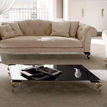 George by Cantori klassischer Beistelltisch mit Säbelbeinen