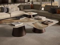 Couchtisch mit Steinplatte Albert Keramik by Cattelan