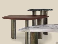 Seitenansicht der drei Daedalus-Tische, 30, 40 oder 50 cm hoch