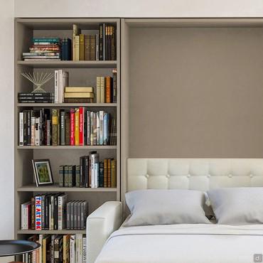 Bücherregal für Schlafcouch All-in