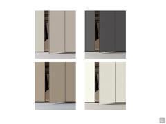 Voll höhe Griffmulde, immer passend zur Struktur und zu den Fronten