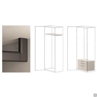 Innenausstattung für Midley Wide Fast Drehtürenschrank