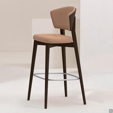 Atena Lounge-Hocker aus Holz