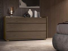 Lounge 3-Schubladen-Kommode aus Holz