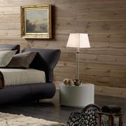 Kleine Gruppe mit linearem Design Raiki – Nachttisch in runder Ausführung, matt lackiert