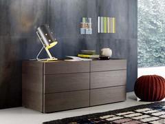 Geräumige Kommode mit 6 Schubladen in Holz Oregon