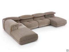 Modulares Sofa Monterey ohne Armlehnen mit verstellbaren Kopfstützen