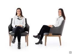 Sitzproportionen und Ergonomie des Velis Outlet Sessels