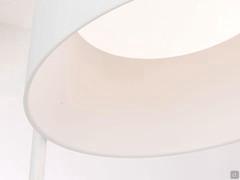 Detail des mikroperforierten PMMA-Diffusors der Sauerstoffaustrittslampe