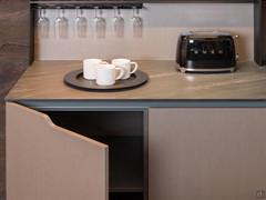 1,2 cm starke Küchenplatte aus HPL-Laminat in Steinoptik