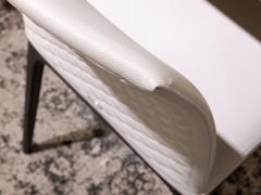 Detail der Lederpolsterung 