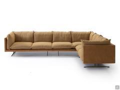 Aker outlet Designer-Ecksofa mit Federkissen 