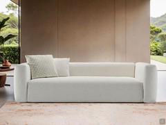 Schlafsofa Elvis, hier in der 3-Sitzer-Version, umwandelbar in ein Bett mit Doppelmatratze