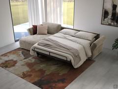 Cure, eine Lounge-Polsterung, in der sich ein bequemes Doppelbett mit einer 17 cm hohen Matratze verbirgt