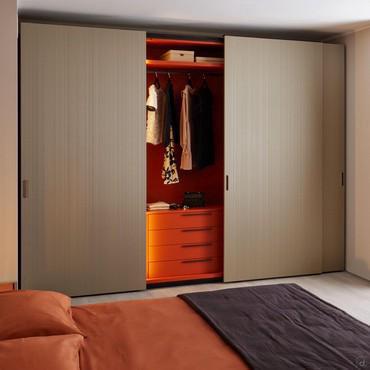 Kleiderschrank mit Schiebetüren h.230 oder 255 cm Focus Wide