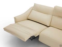 PradoDetail des Liegesitzes des Relaxsofas, elektrisch verstellbar