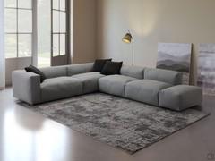 Weiches Ecksofa in einer großen 290 x 345 cm L-förmigen Komposition