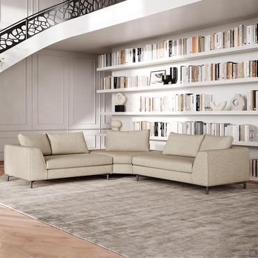 Everdeen Soft-Modulare-Sofa mit hohen Füßen