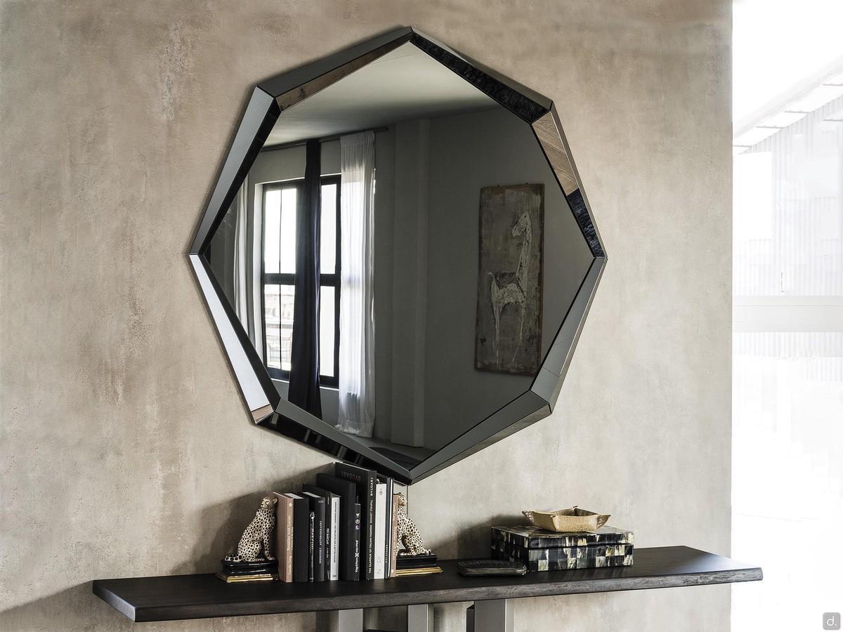 Achteckiger Design-Spiegel Emerald von Cattelan 