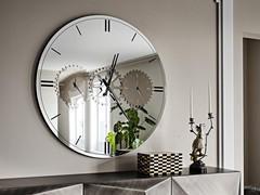 Times Designer-Spiegeluhr von Cattelan
