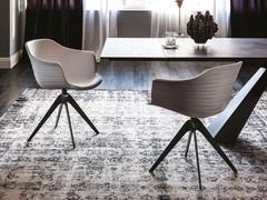 Loungesessel aus Polyurethan Indy von Cattelan in der Version mit Beinen mit