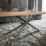 Holzplatte aus entrindeter Natureiche essence