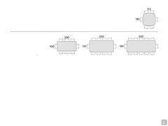 Double-Tisch mit Marmorstein - Sitzplatzschema tisch