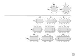 Tisch Art mit Platte aus Keramikstein - Sitzplatzschema tisch