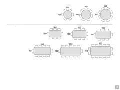 Mellow Tisch mit Keramiksteinplatte - Tischlayout