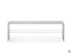 Frontalansicht von Multiglass TV Möbel mit Ablage