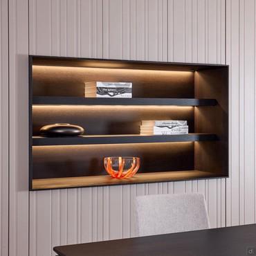 Wohnzimmergarderobe mit zentralem Fach Wohnzimmer