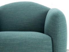 Detail of the curved armrest