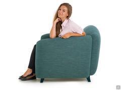 Side view of the Gilmour amchair