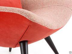 Detail of the stitching and hand-made details