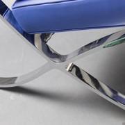 Barcelona armchair designed by designer L.M. Van der Rohe - detail of the structure (colour out of production)