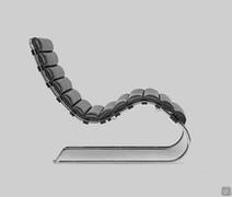 Van Der Rohe relaxing armchair