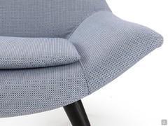 Detail of the upholstered comfortable seat
