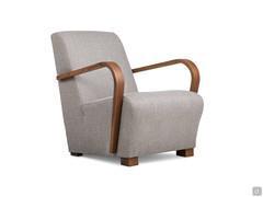 Dallas upholstered armchair with a choice of fabric cover from a large textile sample book