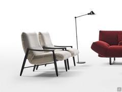 Pair of Sintra armchairs ideal for completing the living room to create a conversation or reading corner