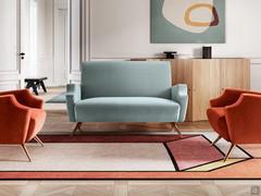 Eleanor sofa 142 cm wide matching chair and ottoman