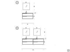 N103 Frame - measurements compositions A and B