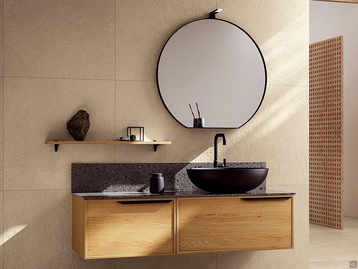 Bathroom cabinet with washbasin and mirror N99 - Frame