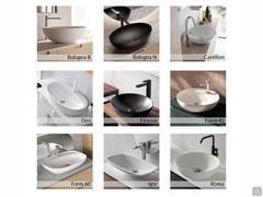 Overview of all-flush basins available on the Frame All-Flush base p.37 - Part 1/2