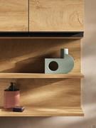 L-shaped metal profile opening system also available matt lacquered